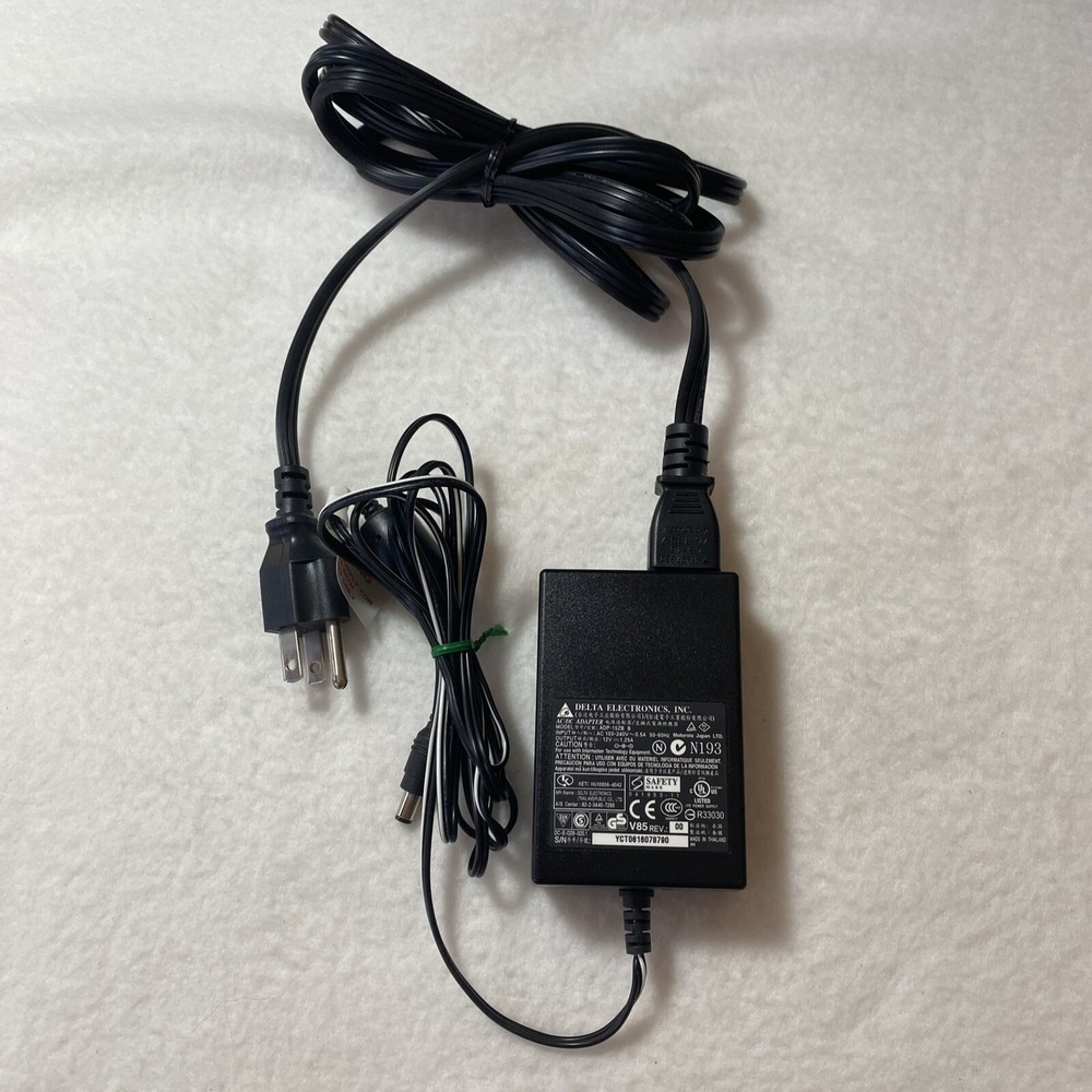 Delta Electronics AC Adapter ADP-15ZB B 12V 1.25A Black Motorola VT2442 Power